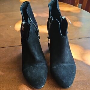 rag & bone Black Suede Ankle Booties 38.5